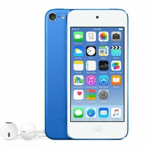 NEW Apple iPod Touch 6th Generation 128GB Blue MP3 Player - Latest Model Sealed