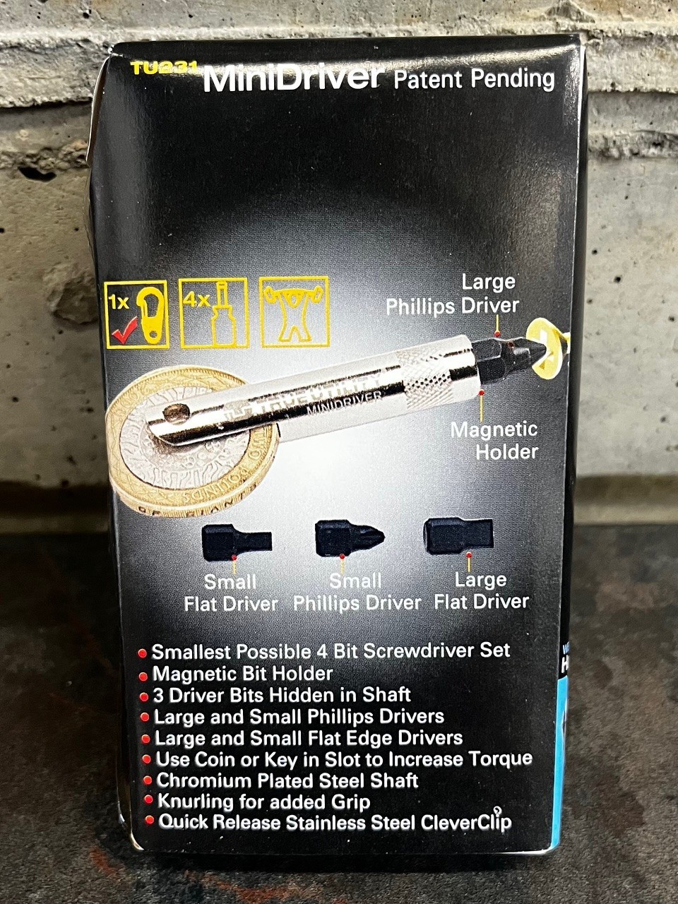 TRUE UTILITY - MiniDriver - Screwdriver Set - TU231