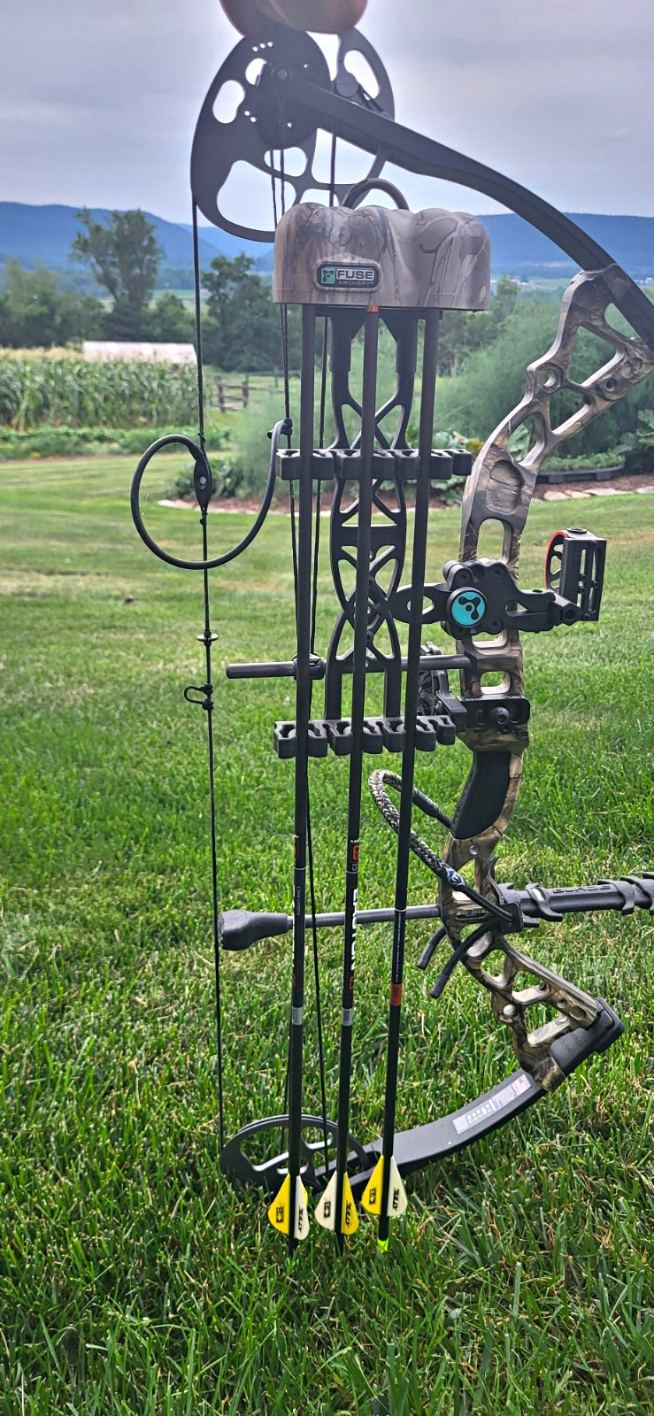 Diamond Prism Right Hand  Compound Bow 60lb 29in 32in Camo/Black Pkg