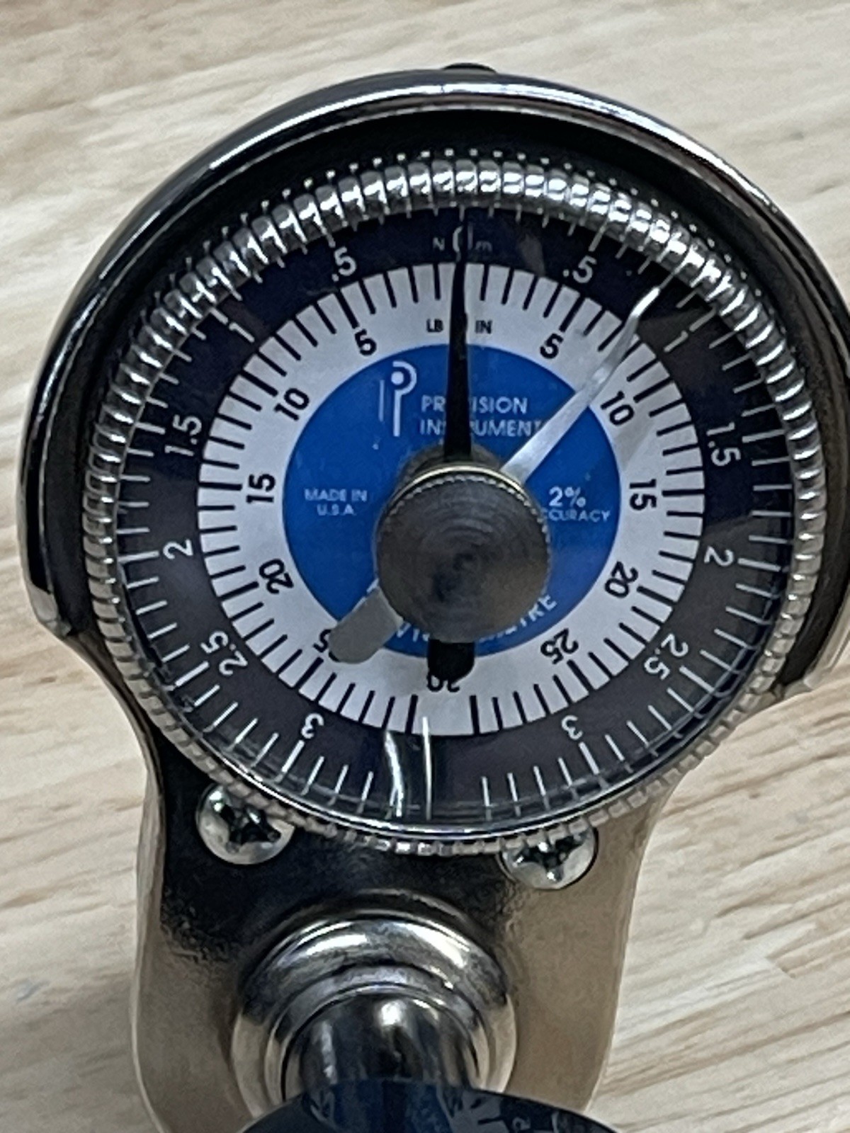 Precision Instruments 1/4” Torque Dial Driver DS1F30CHNM USA