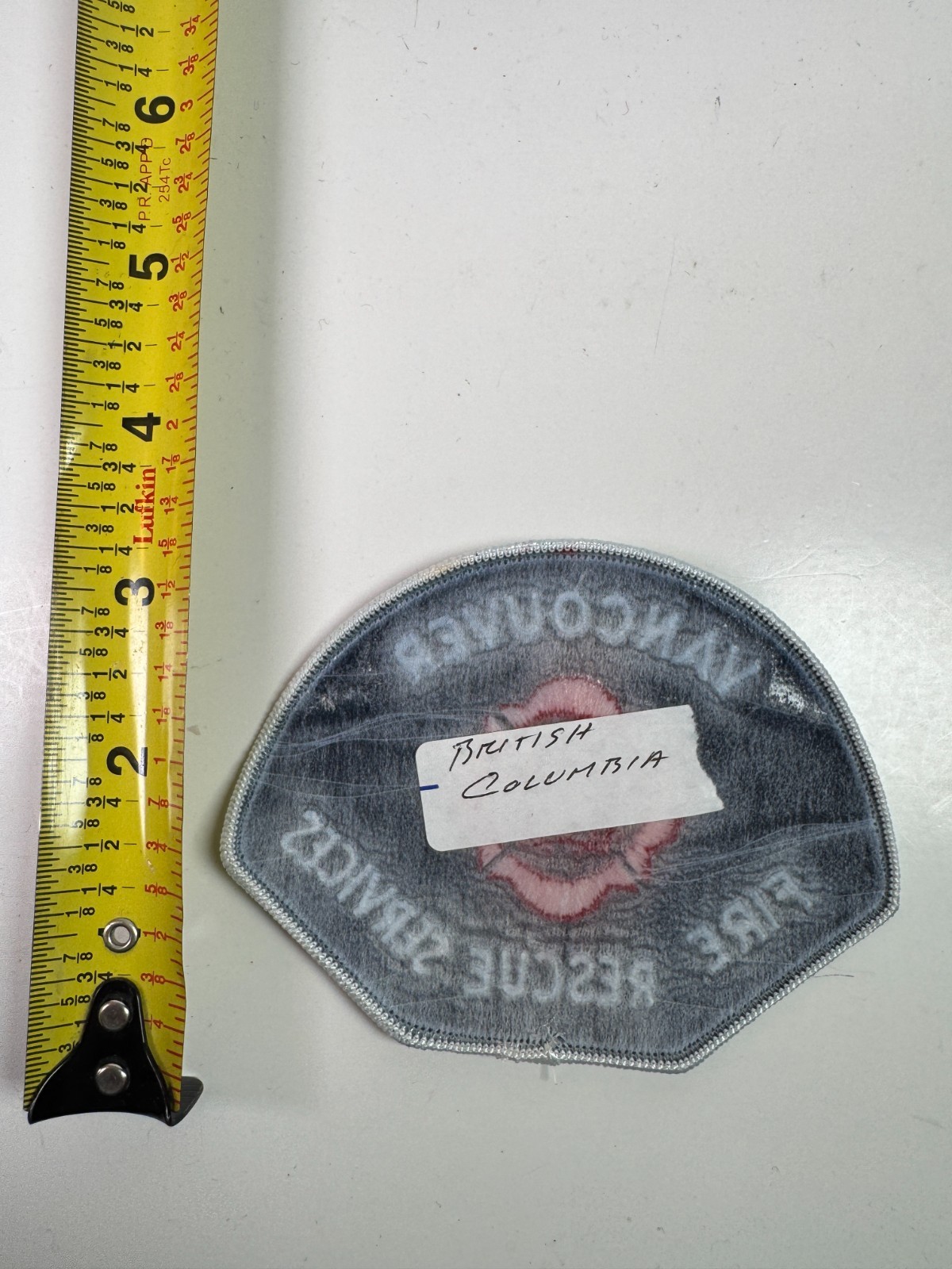 Vancouver Fire Rescue Services Canada Patch W7