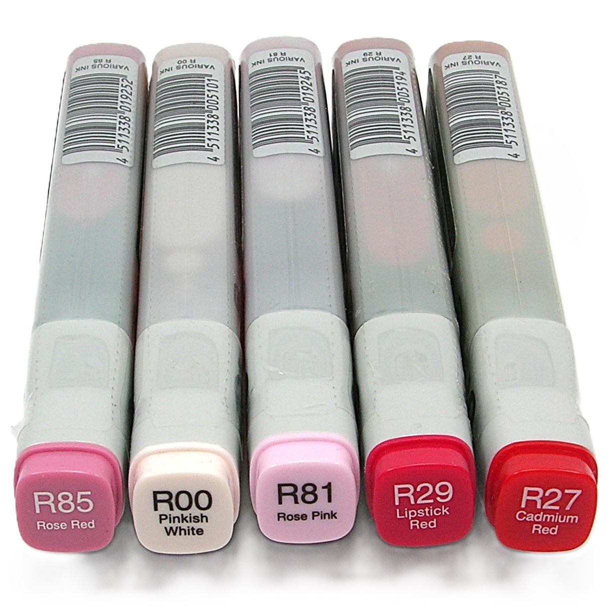 COPIC VARIOUS INK Refill Lot of 5 New Unopened R85/R00/R81/R29/R27