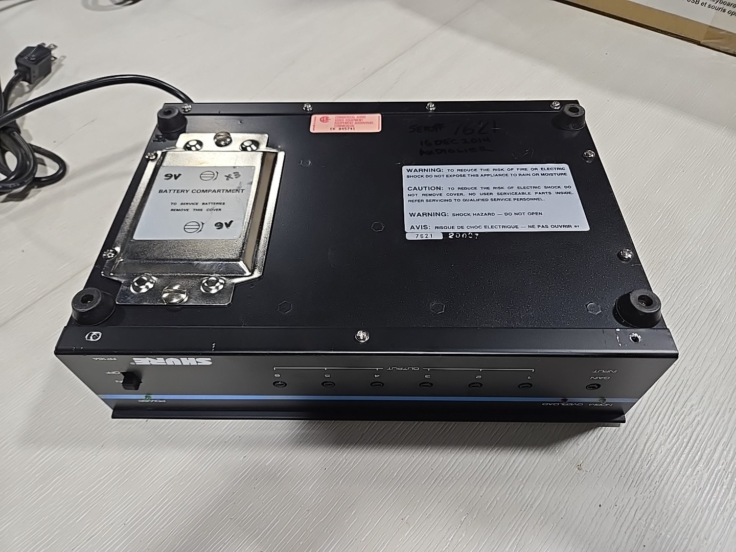 Shure FP16A 6-Output Distribution Amplifier