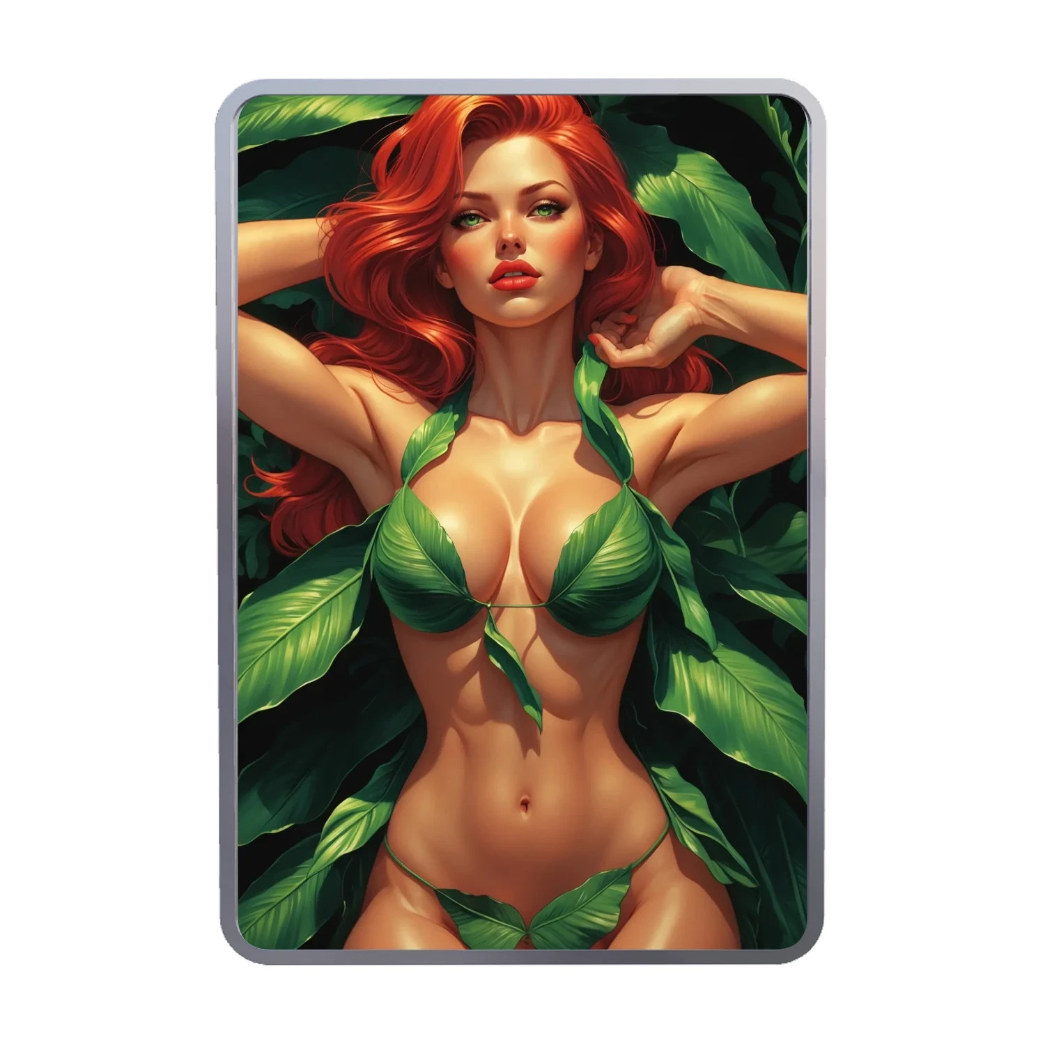 SEXY! 1 oz .999 Fine Silver Colorized Naughty Art Bar – Limited