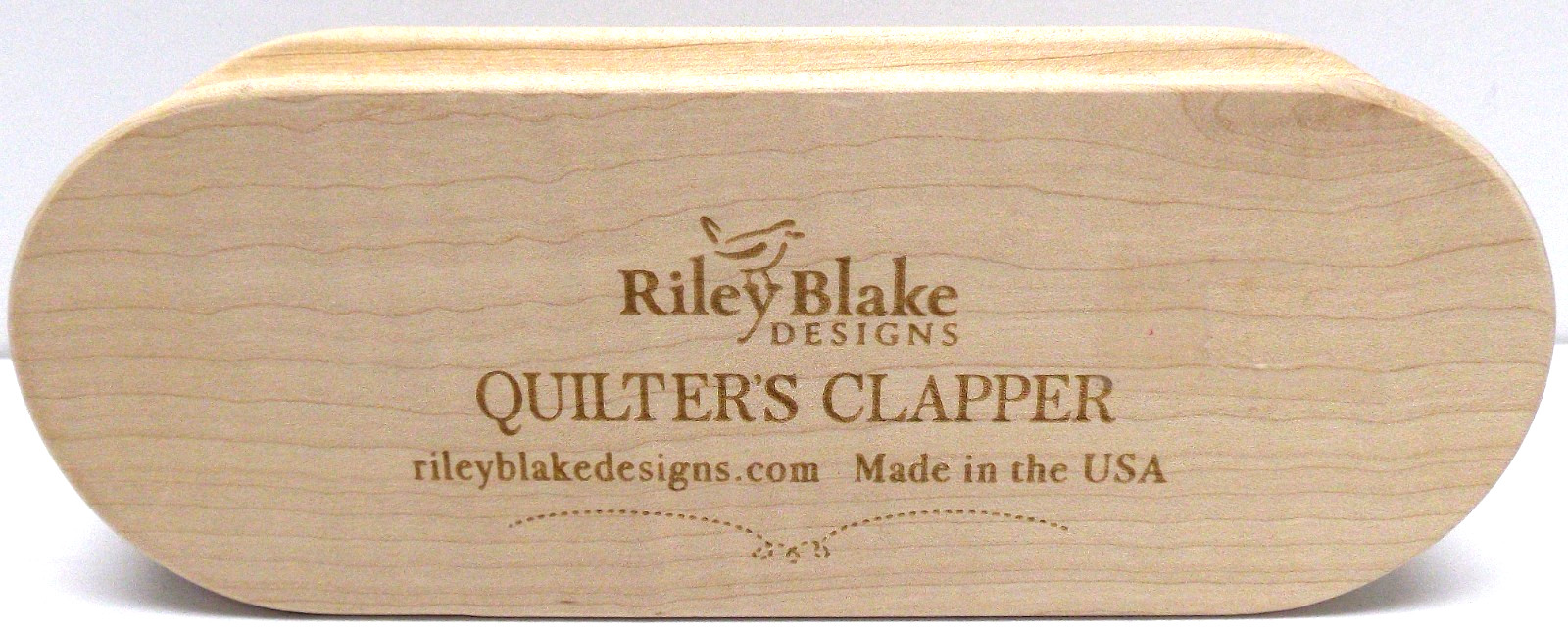 RILEY BLAKE Quilter's CLAPPER Classic 8" Hardwood, Steam Iron to Set a SEAM Tool