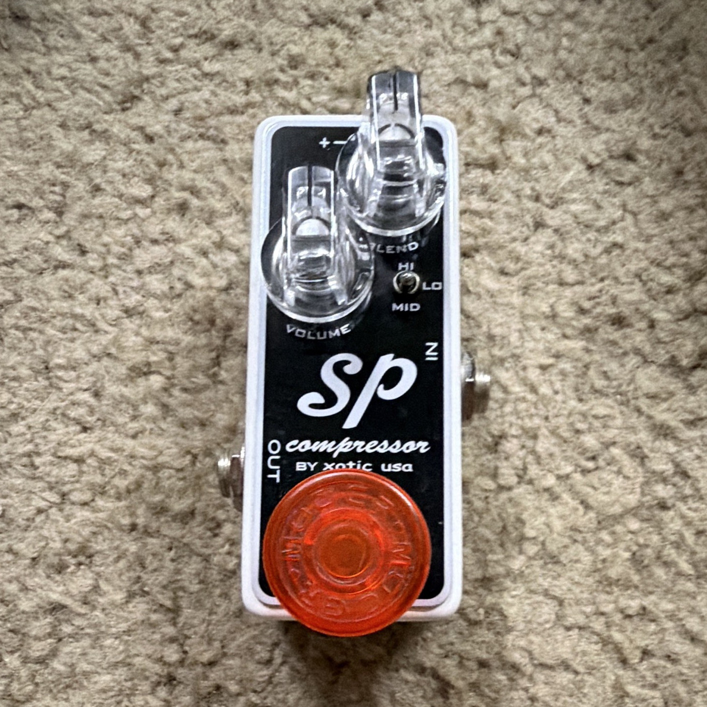 Xotic SP Compressor Analog Compressor Pedal for Electric Guitar
