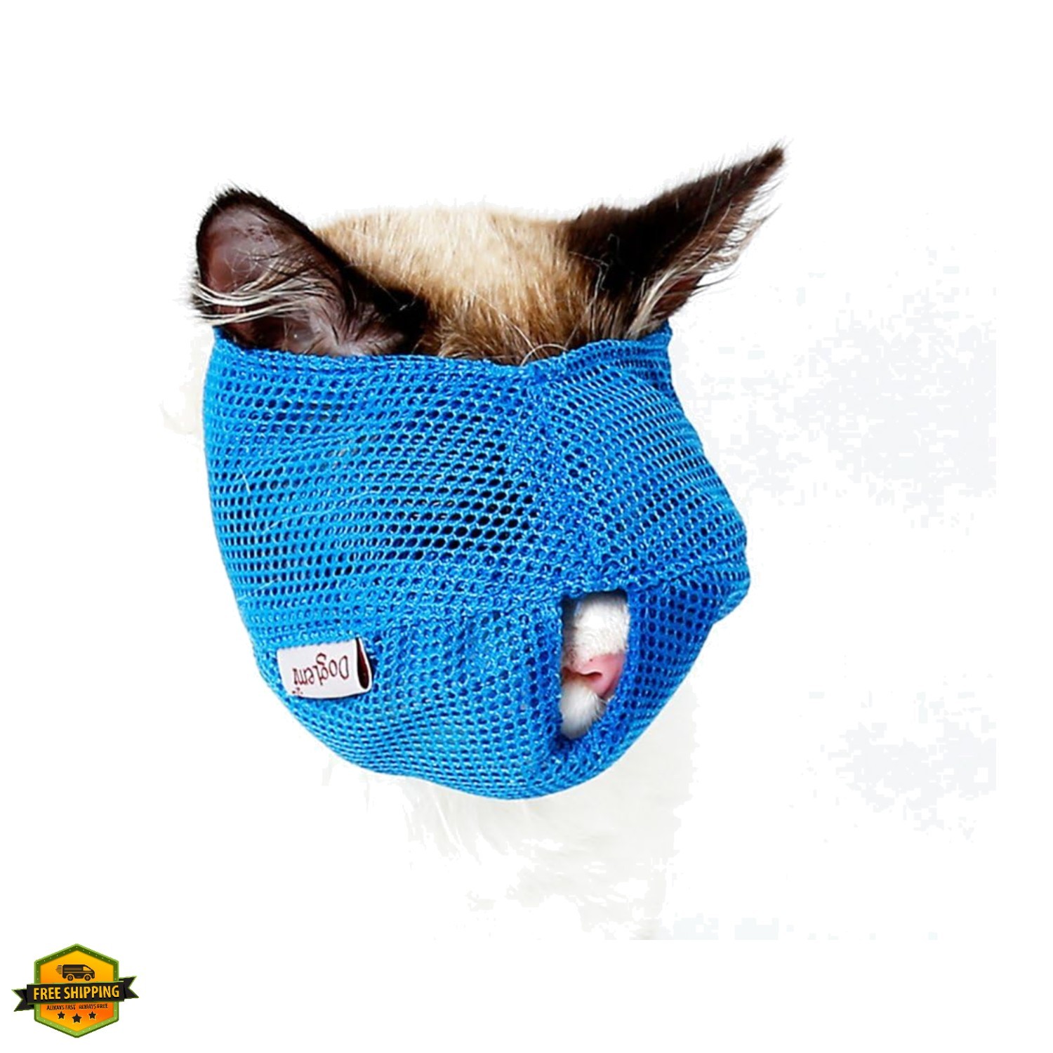 Cat Muzzles - Breathable Mesh Muzzles Prevent Cats from Biting and Chewing - ...