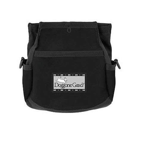 Doggone Good Rapid Rewards Deluxe Dog Training Bag with Belt Black