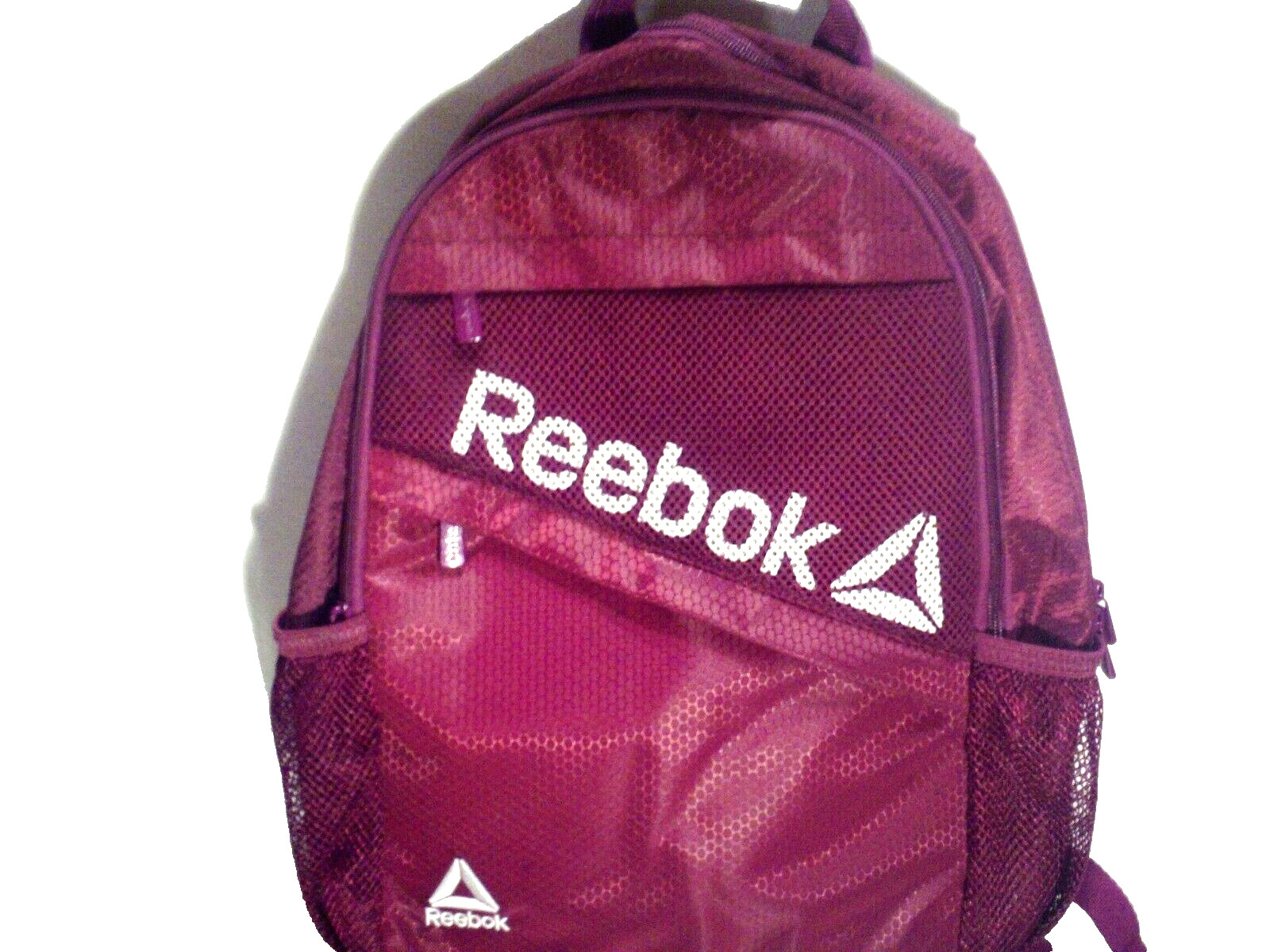 Reebok Women's Isla 17.5" Laptop Backpack Book Bag Dark Purple Book Sleeve