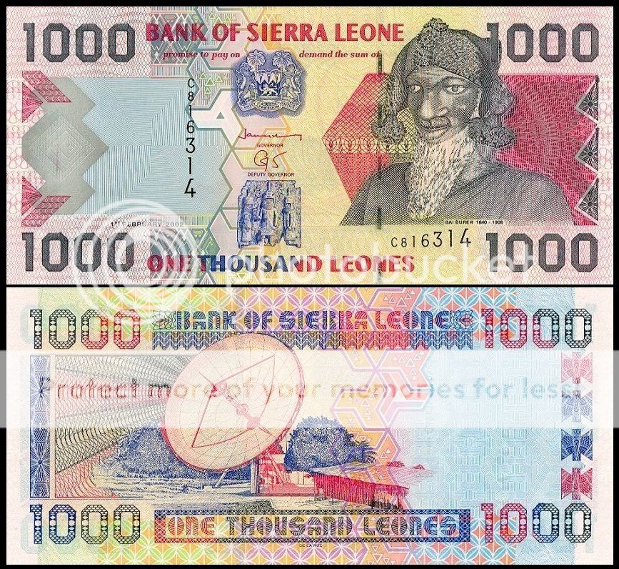 Sierra Leone 1000 Leones 2006 P24c UNC