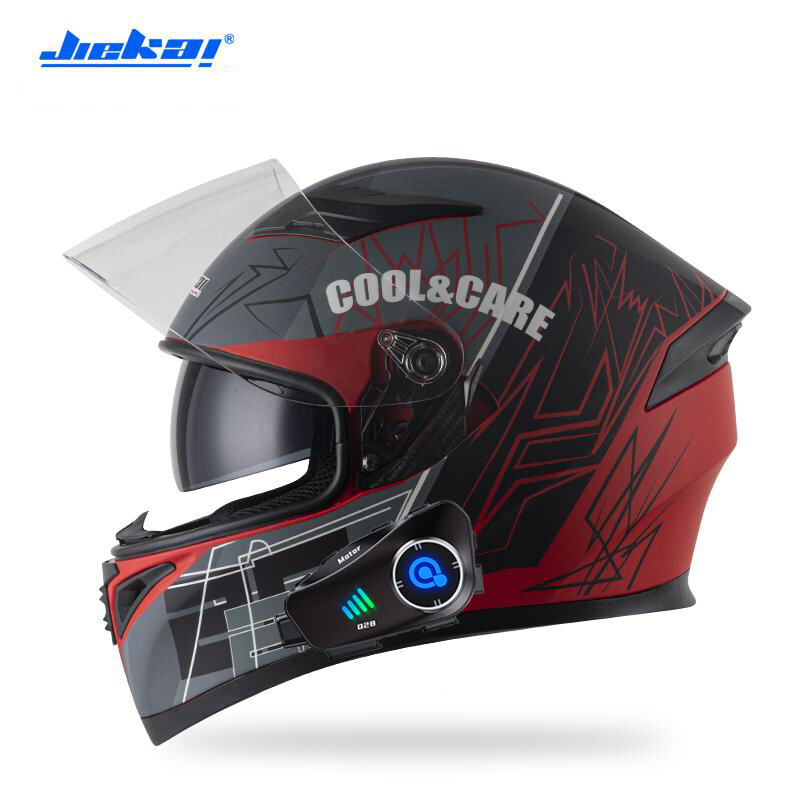 DOT Approved Full Face Motorcycle Bluetooth Headset Helmet With Dashcam Camera