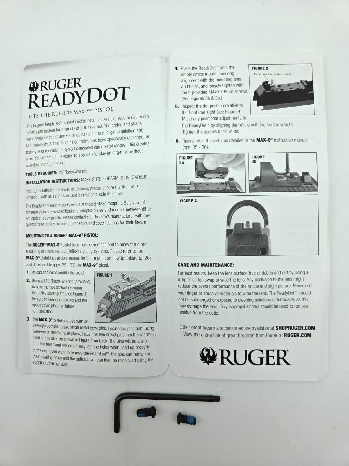 Ruger Readydot Reflex Sight Red Dot 90742