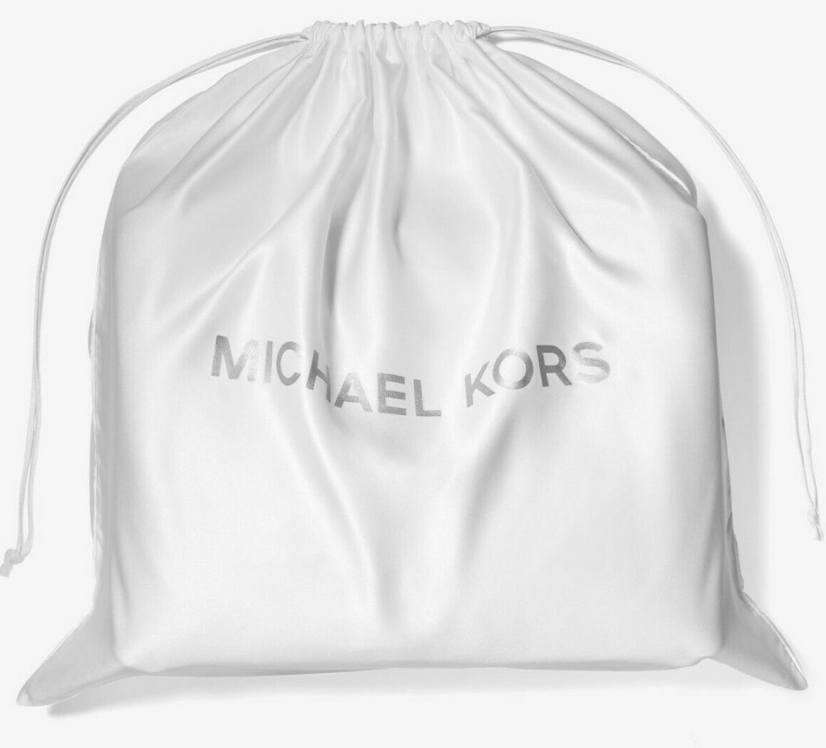 Set of Michael Kors Drawstring Dust Bags Ivory XL 21"x21" L 20"x18" M 16"x14" F