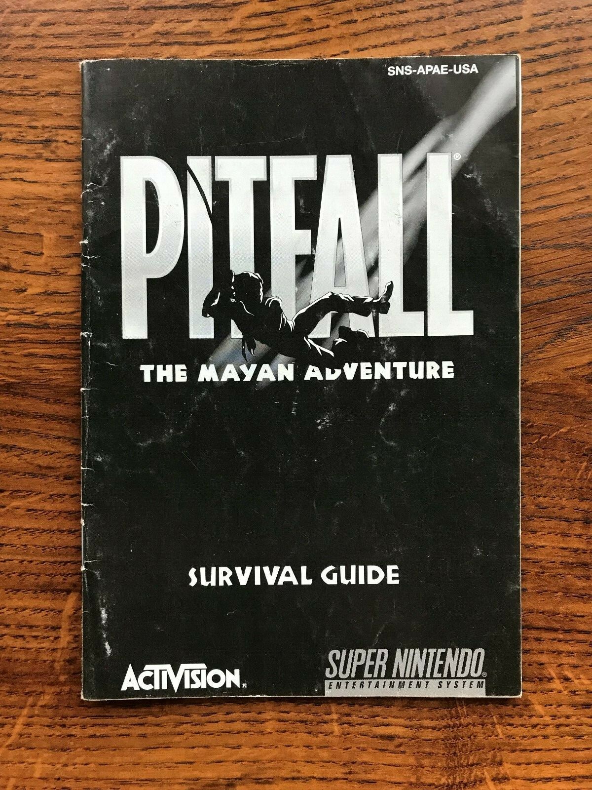 Pitfall Mayan Adventure Pit Fall SNES Super Nintendo Instruction Manual Only