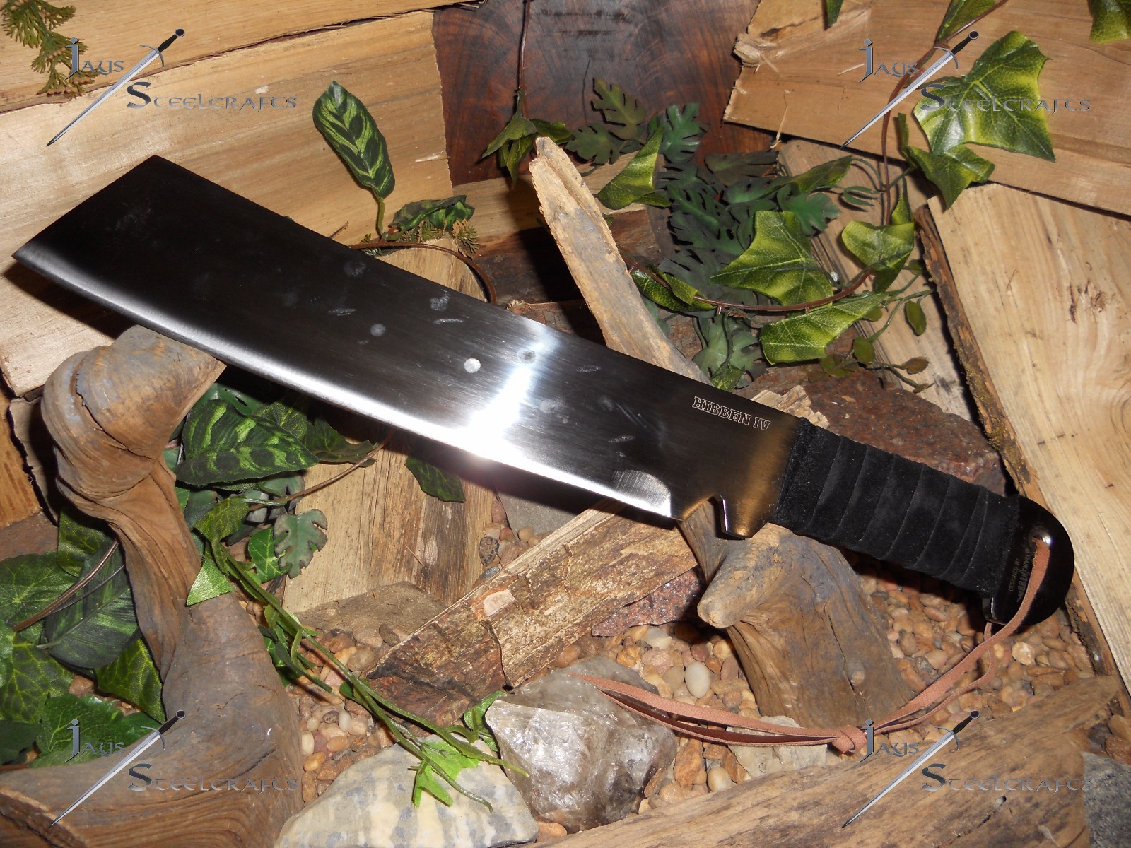 Gil Hibben/Rambo/Bowie/Cleaver/Heavy combat Machete/1090 carbon steel/Full tang