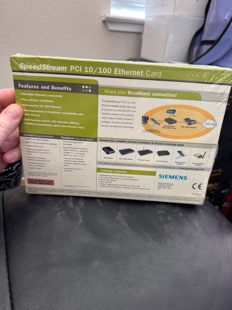 Siemens PCI 10/100 Ethernet Card 32 Bit New!!!