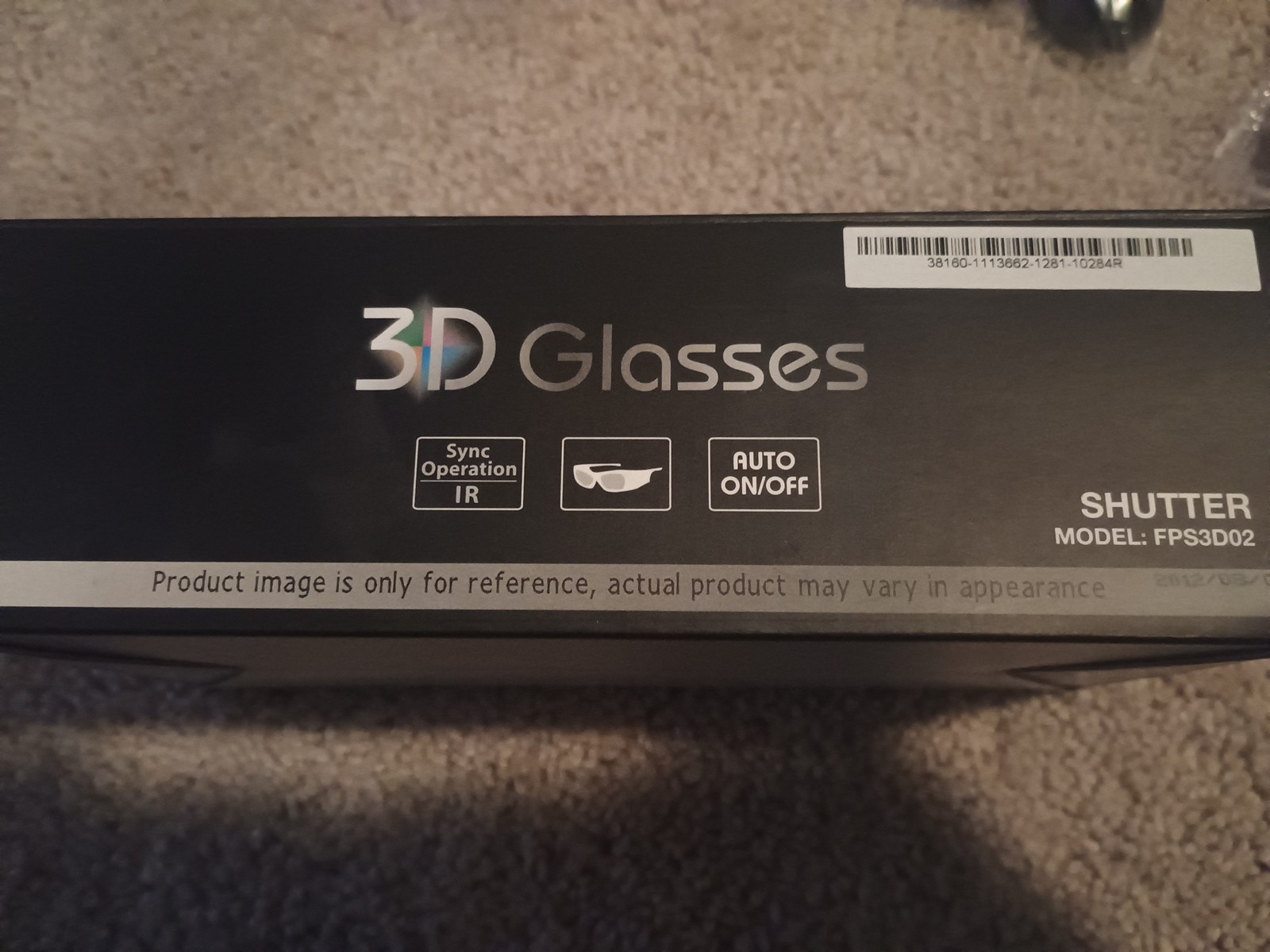 Shutter 3d Glasses Model: Fps3d02 3 Lot VG Conditions