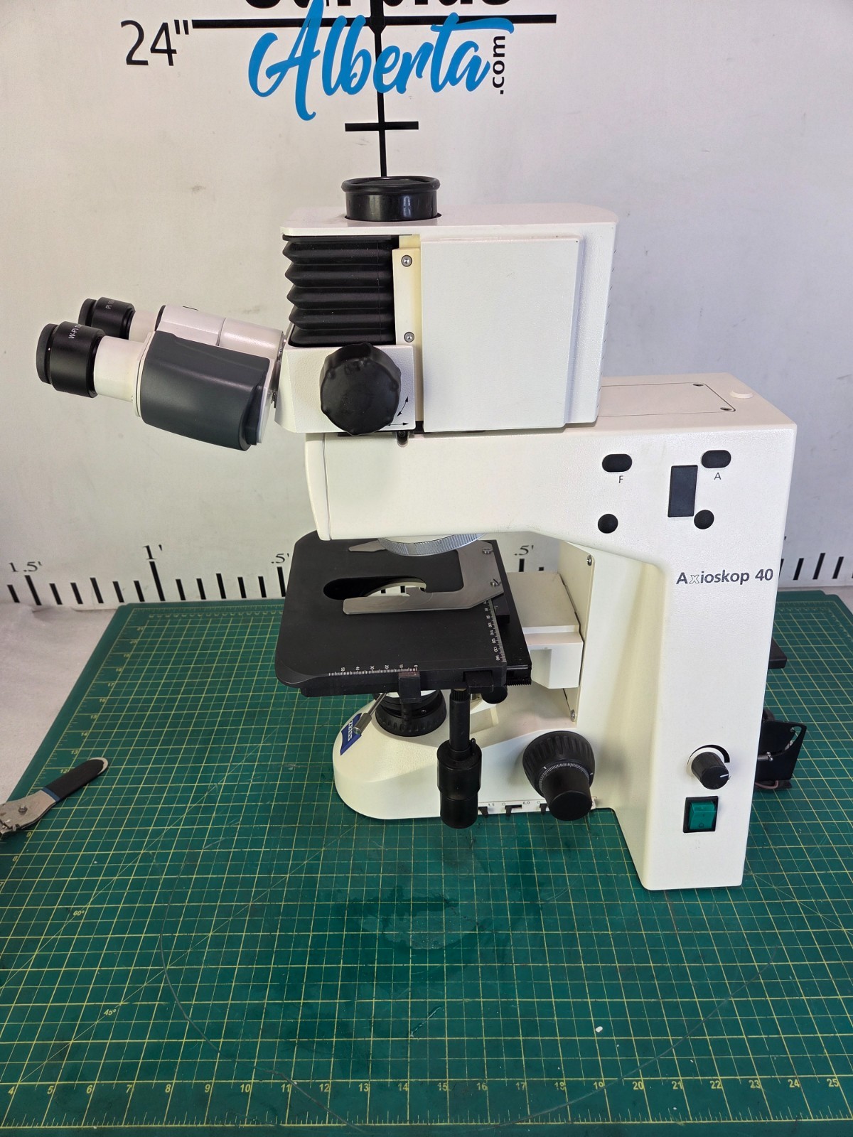 Zeiss Axioskop 40 Trinocular Microscope