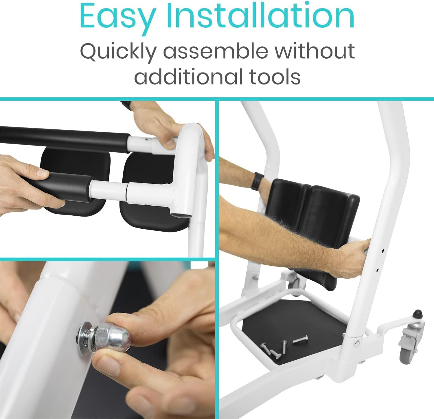 Vive Mobility Sit to Stand Lift Patient Transport Unit for Elderly Transfer Aid