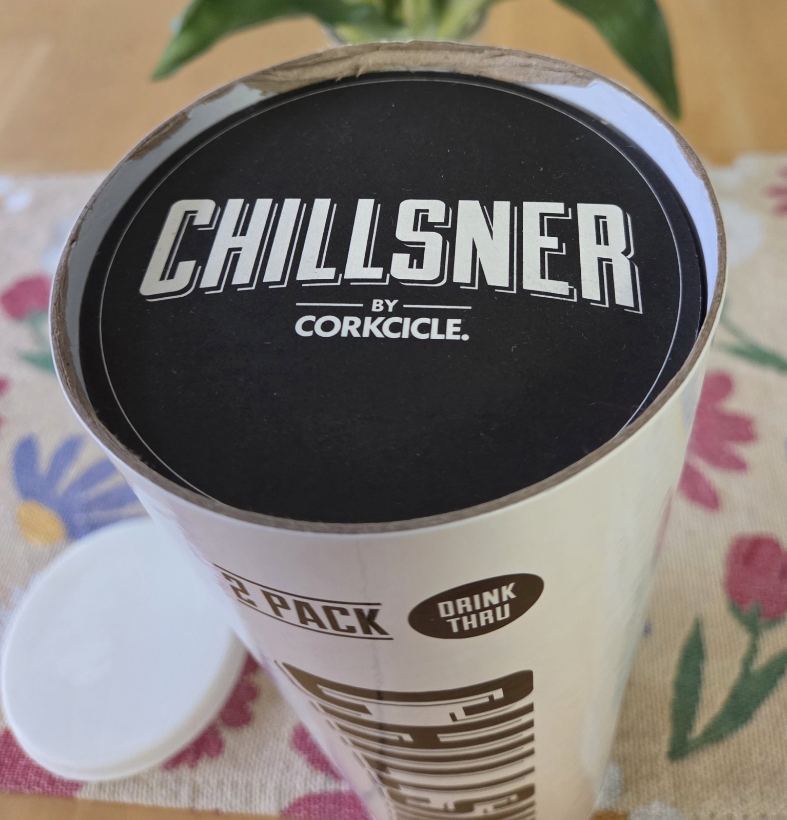 Chillsner by Corkcicle 2 PACK Drink Thru High Tech Beer Chillers - NEW