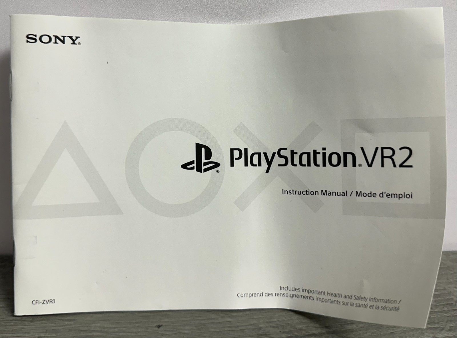 Sony PlayStation VR Virtual Reality VR2 Headset White CFI-ZVR1