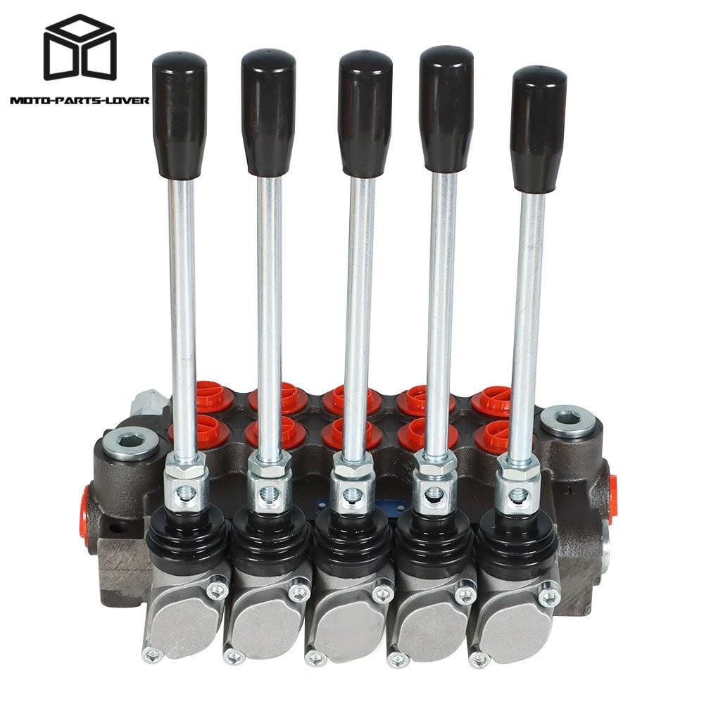 Hydraulic Directional Control Valve 13 GPM Double Acting SAE 5 Spool