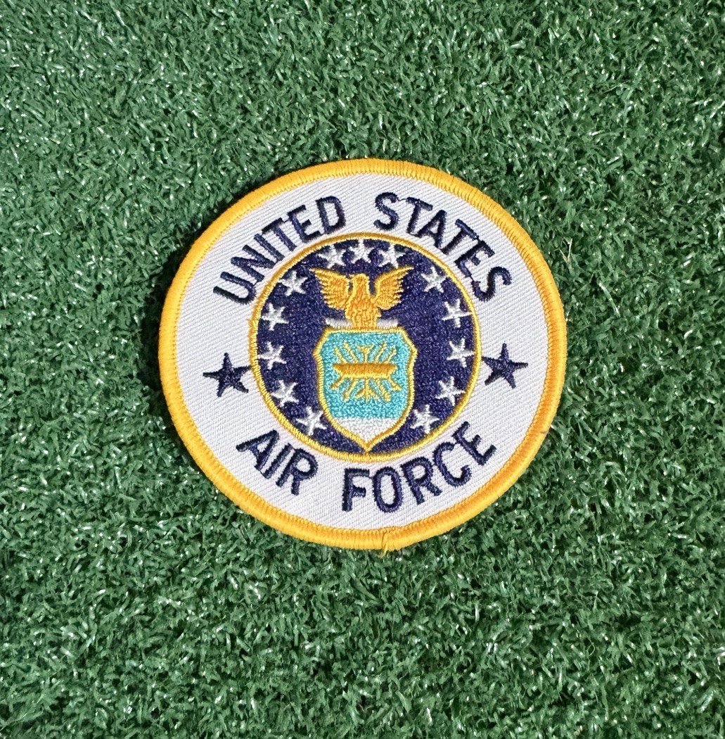United States Air Force 3” Round Patch USAF Emblem Sew-On