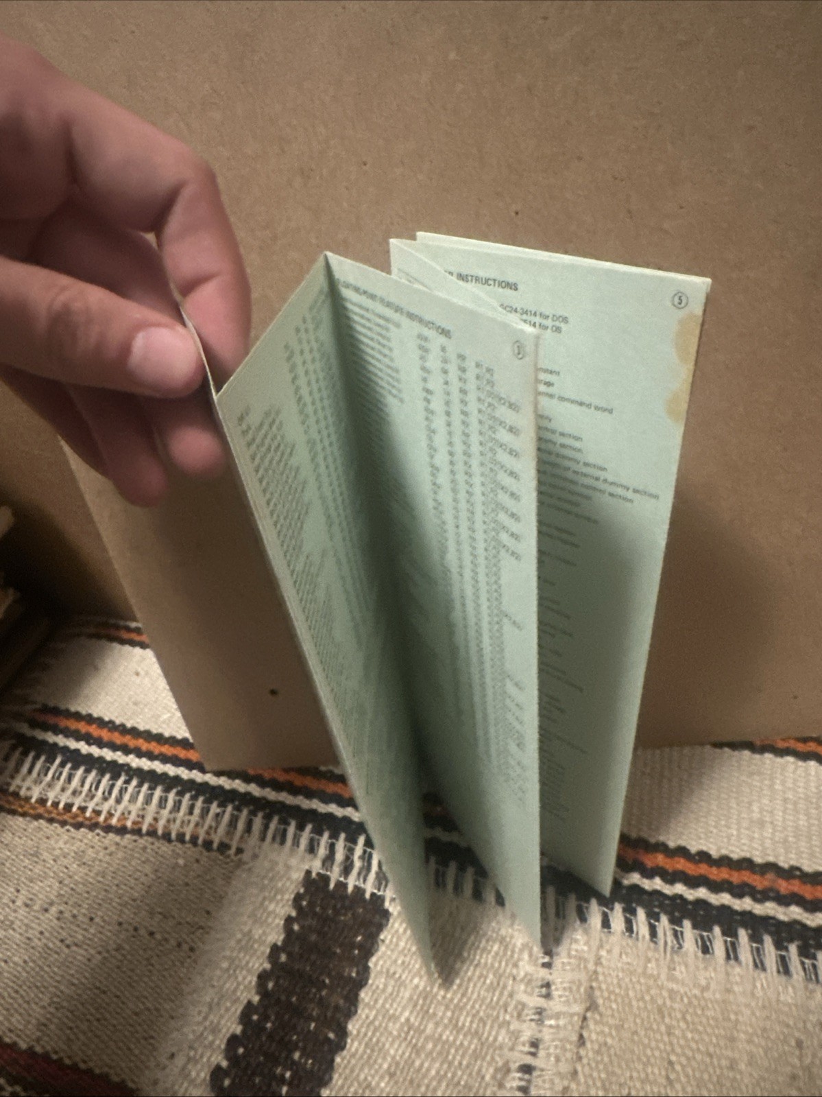 Vintage IBM System/360 (S/360) Reference Data - Multi-fold Brochure GX20-1703-9