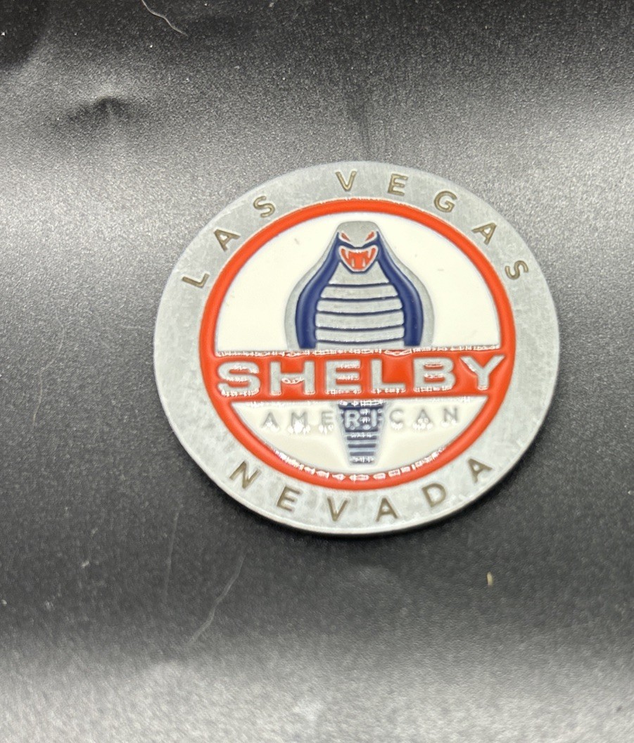 Shelby American Las Vegas Classic Cobra Challenge Coin Ford Mustang GT500 C3  C3