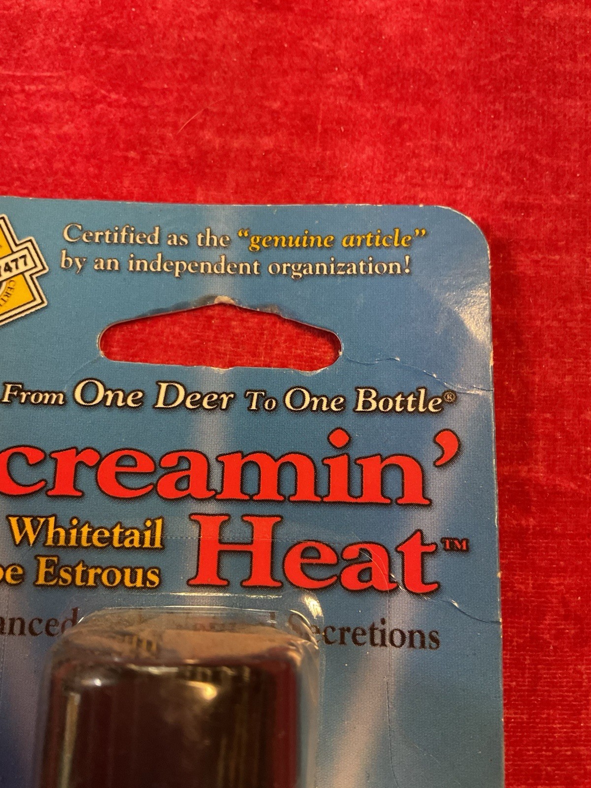 Code Blue Screaming Heat Enhanced Whitetail Scent. NIB. Never Opened