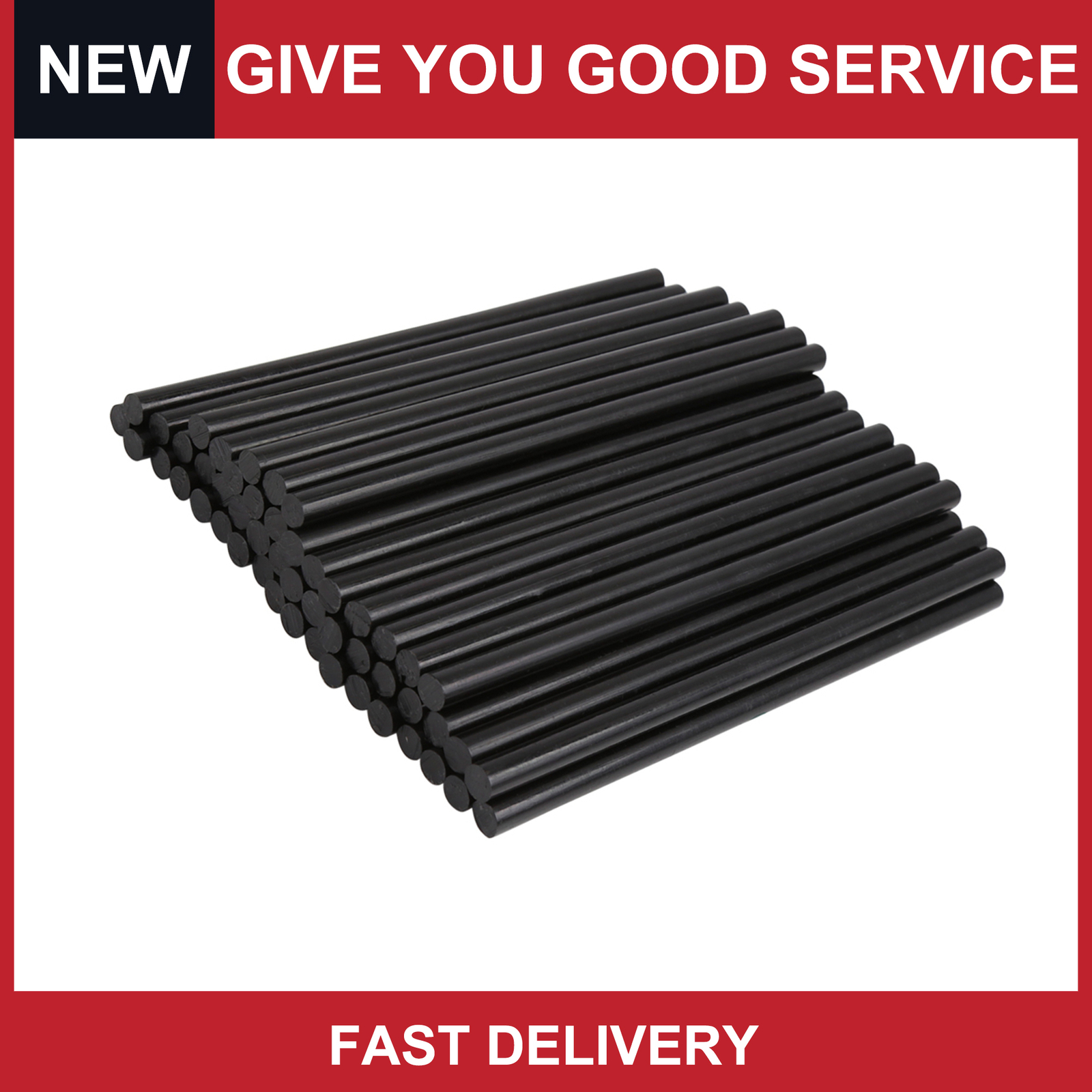 Universal 7x150mm Black Paintless Dent Repair Hot Melt Glue Sticks Pack of 50