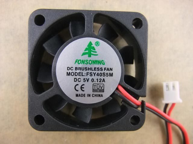 FONSONING FSY40S5M 4010 40mm x10mm Fan 5V  0.12A VGA 2Pin 4707-001