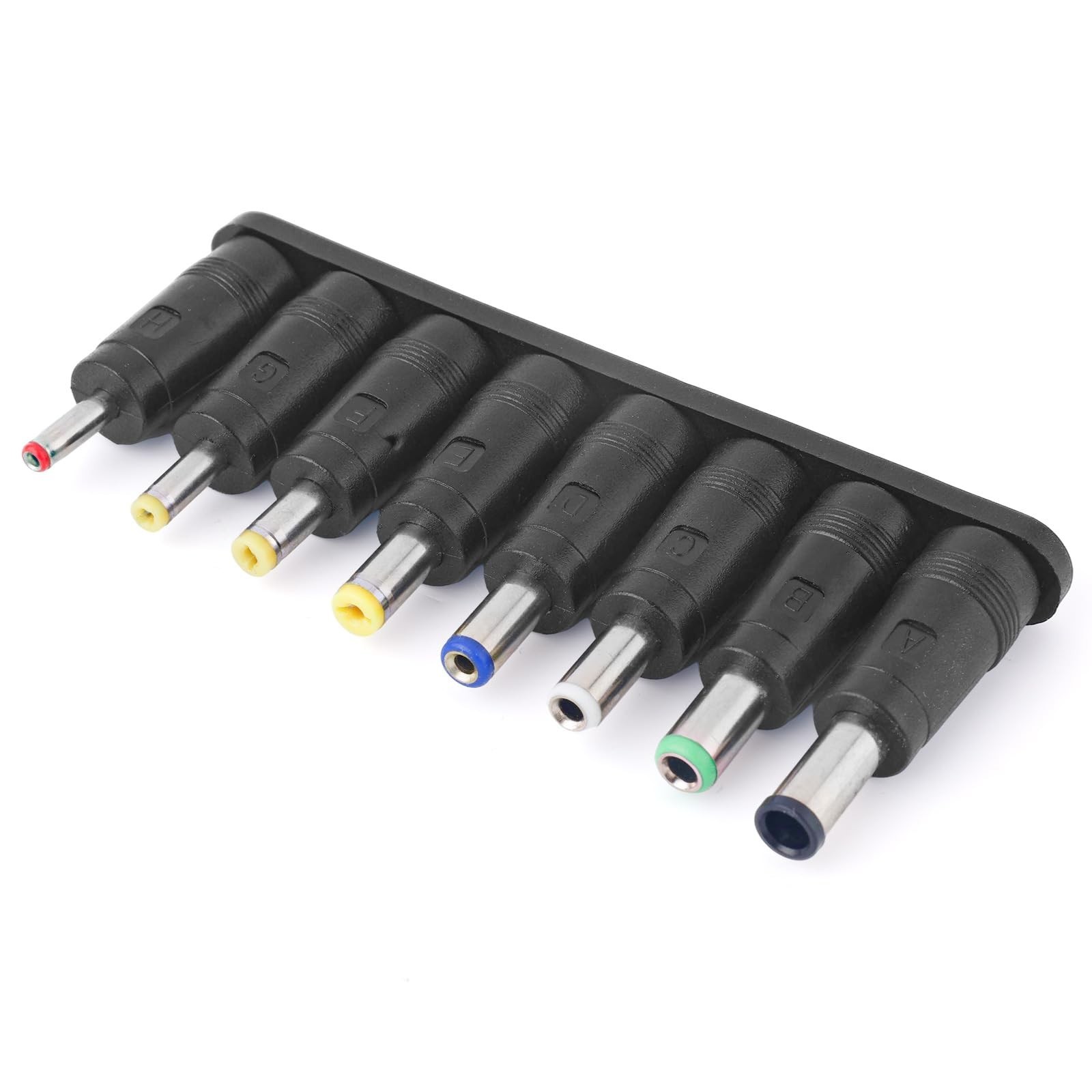 BOXOB DC Adapter 8 Connector Set, DC Barrel Jack Plug Power Adapter 5.5x2.1 m...