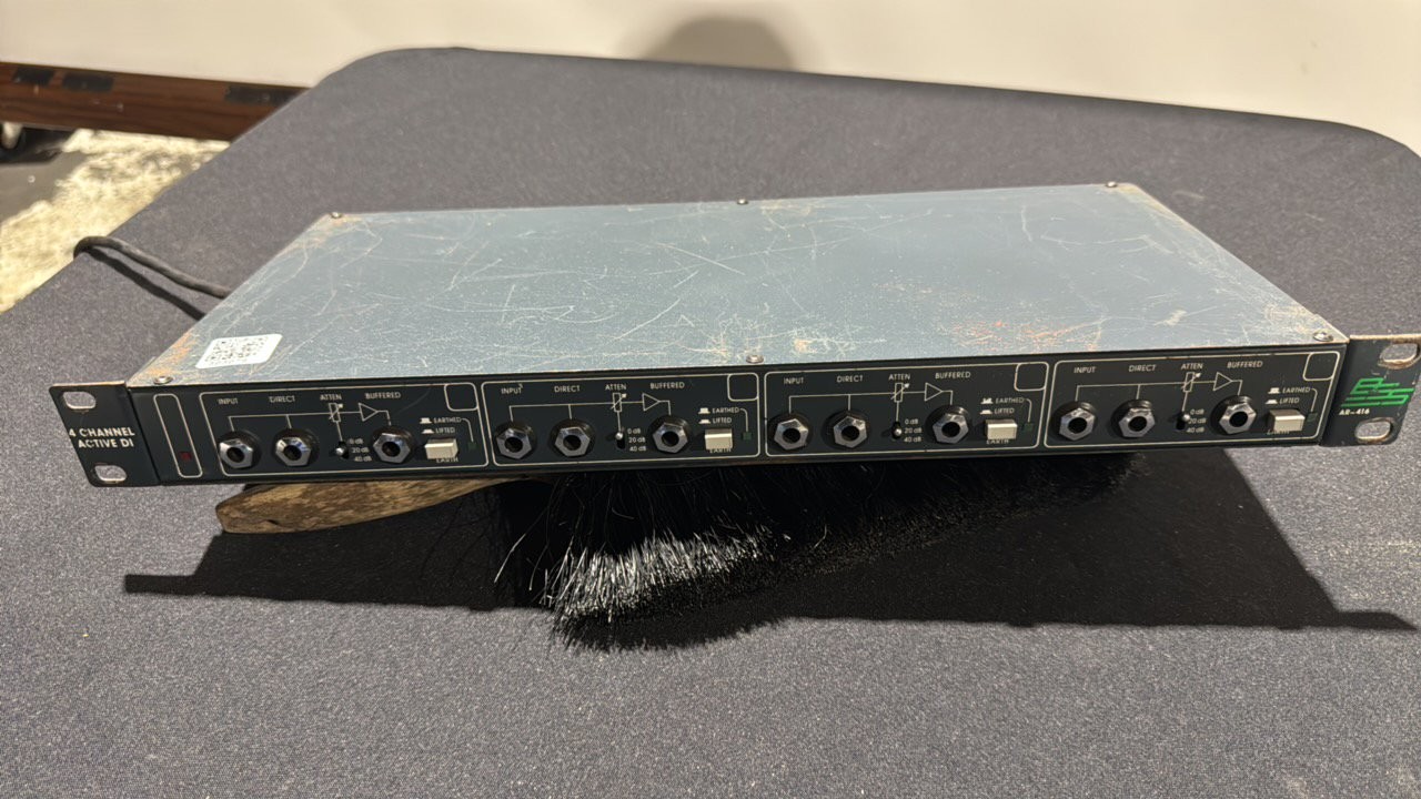 BSS AR-416 4-Channel Active DI. Rack 1U. Power Cable Included