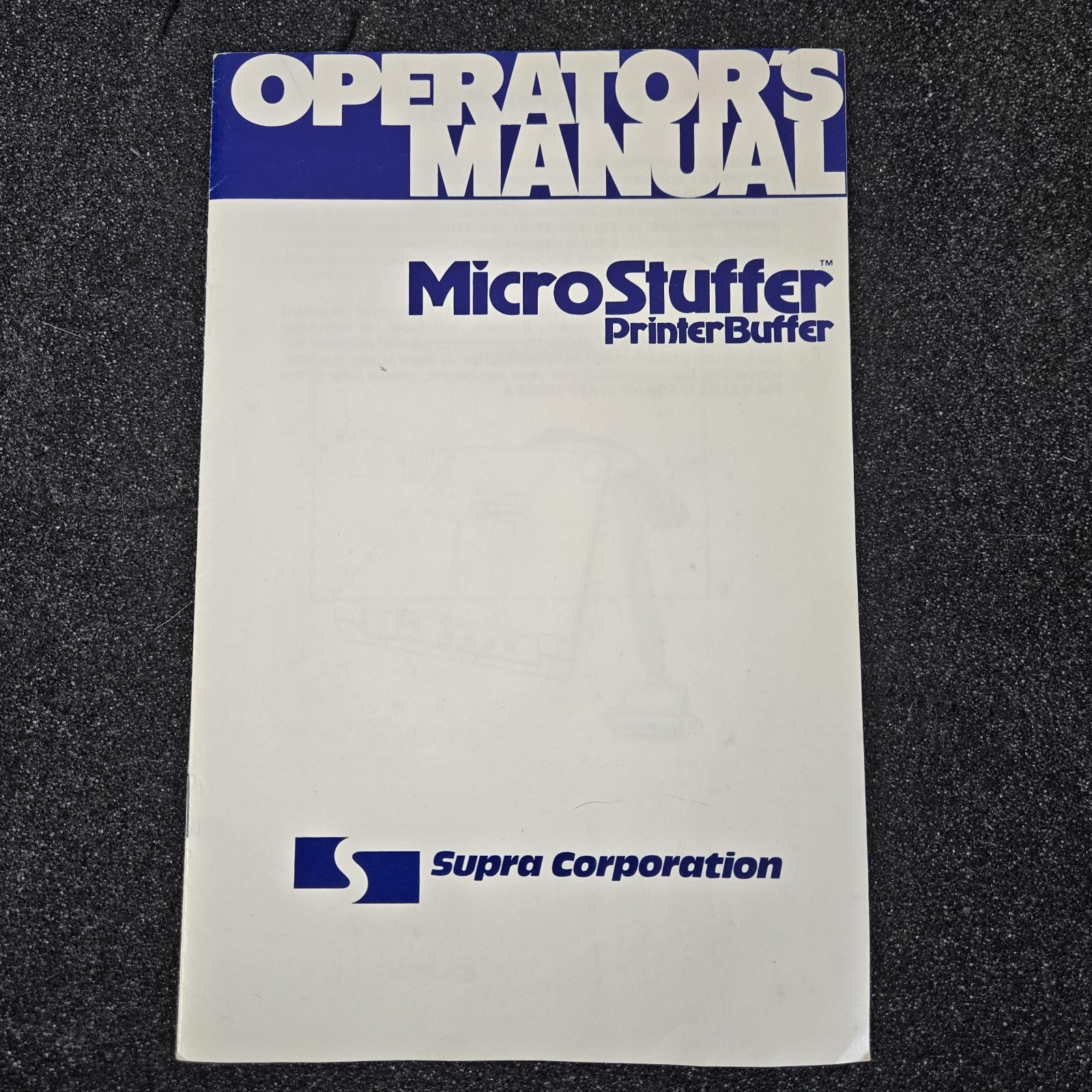Microbits Peripheral Products MicroStuffer 64K Printer Buffer &Accessories Supra