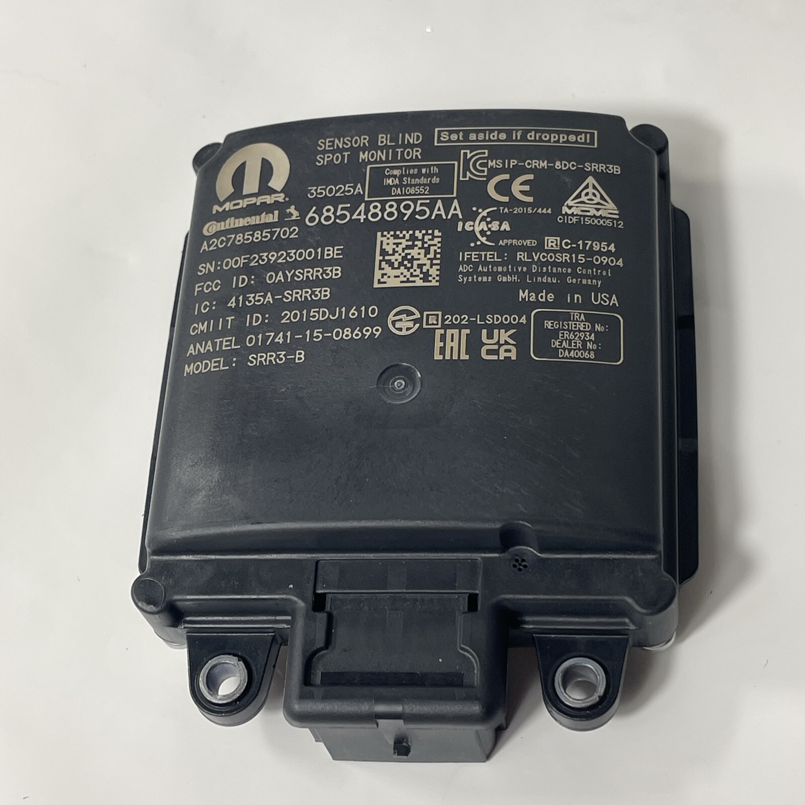 Mopar Blind Spot Detection Module 68548895AA 2020-2023 RAM 2500-3500 NEW OEM