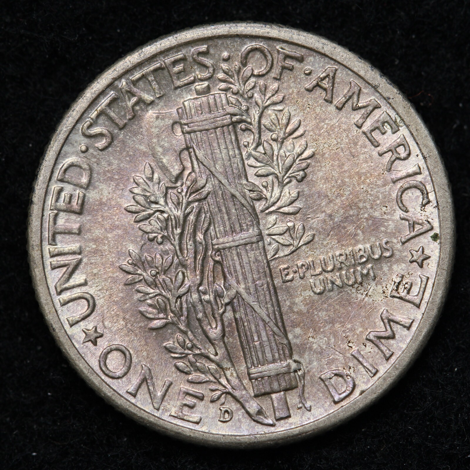 1937-D Mercury Silver Dime CHOICE UNC *UNCIRCULATED* MS E185 QNE