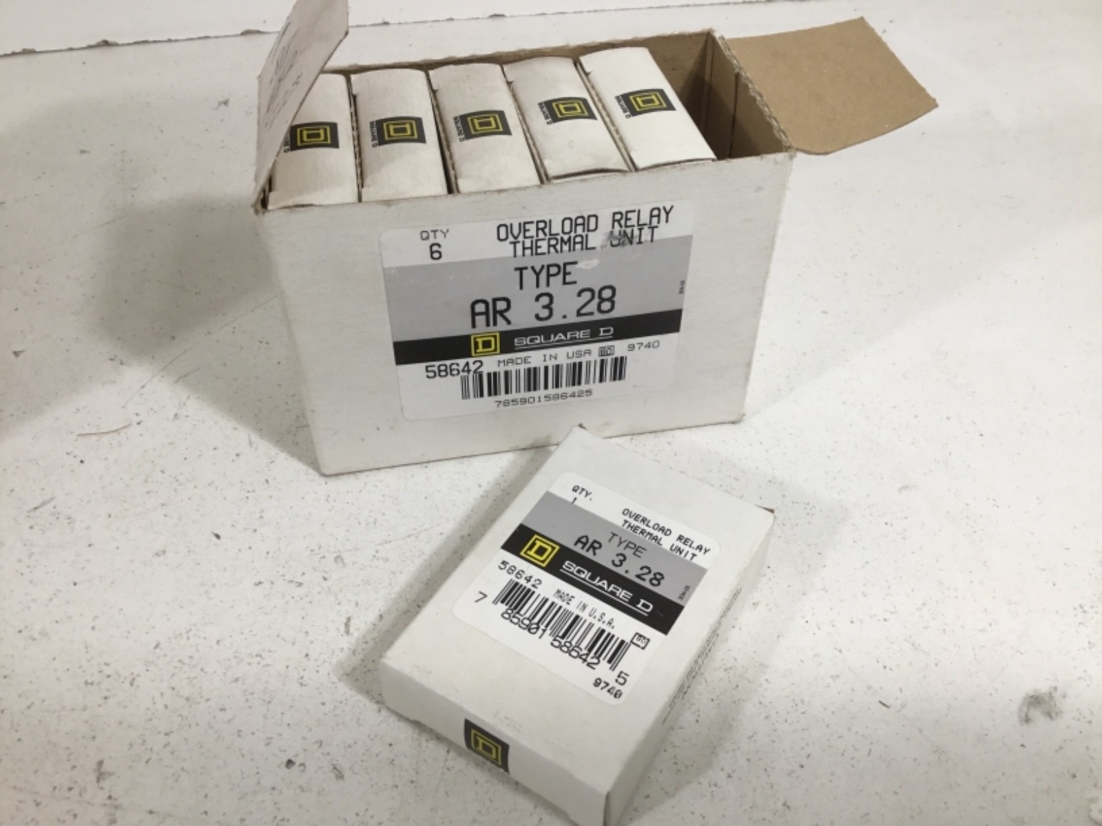 NEW Square D Type AR3.28 Overload Relay Thermal Unit
