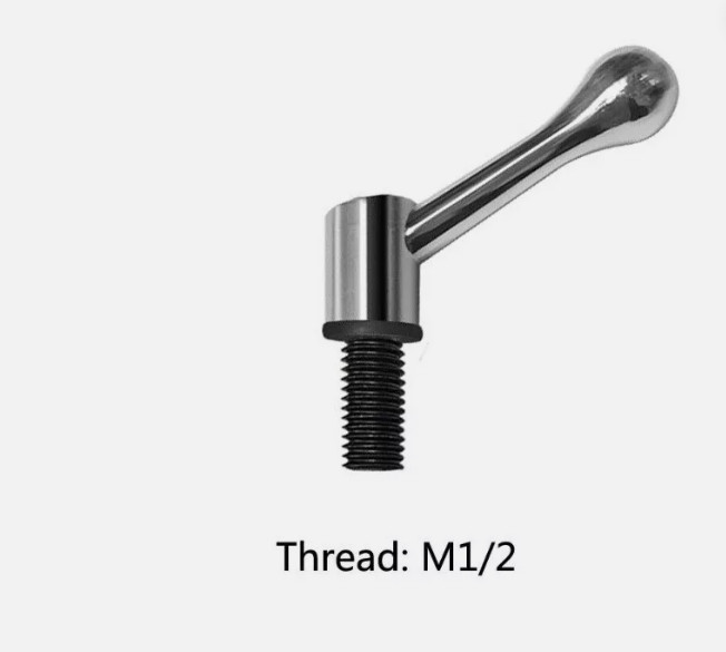 1PCMilling Machine Table Lock Bolt Mill Handle M1/2 Thread Head Part New
