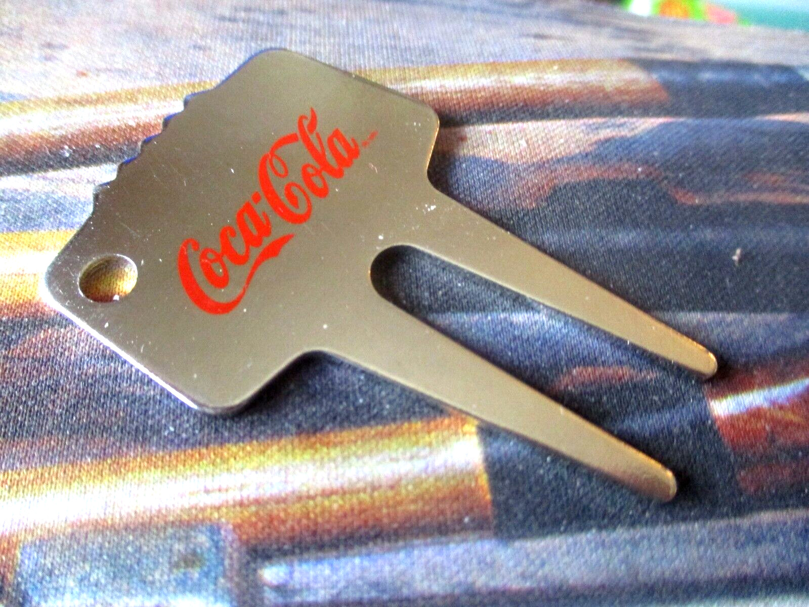 vtg - COCA-COLA - Divot Repair Tool - Golf Ball - COKE