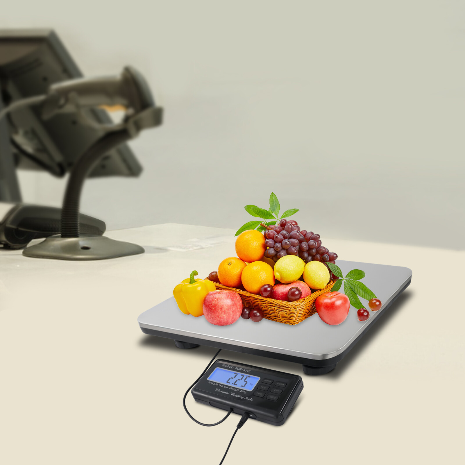 LCD Digital Postal Shipping Scale Weighing Weight Electronic Scale 660Lb/300kg