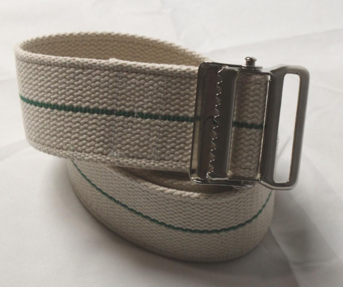 TIDI Posey Products Unisex Adult Cotton Lifting Gait Belt CL8 White One Size