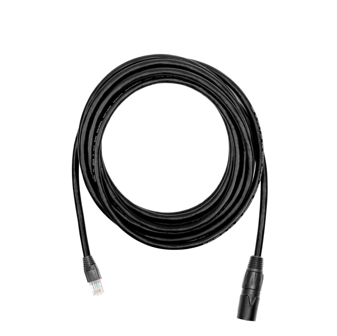 Elite Core SUPERCAT5E Tactical Shielded Ethernet Cable RJ45 to Booted RJ45