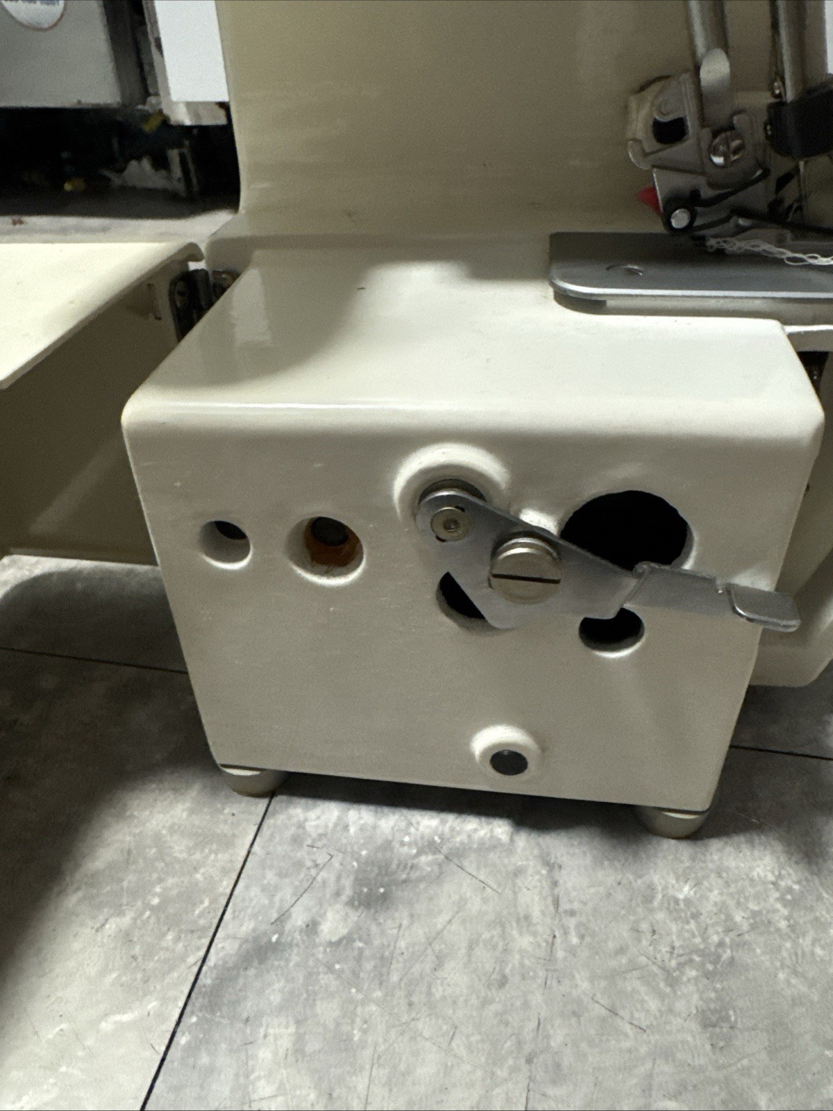 White Serger Speedylock Model #SL234D Untested No Pedal