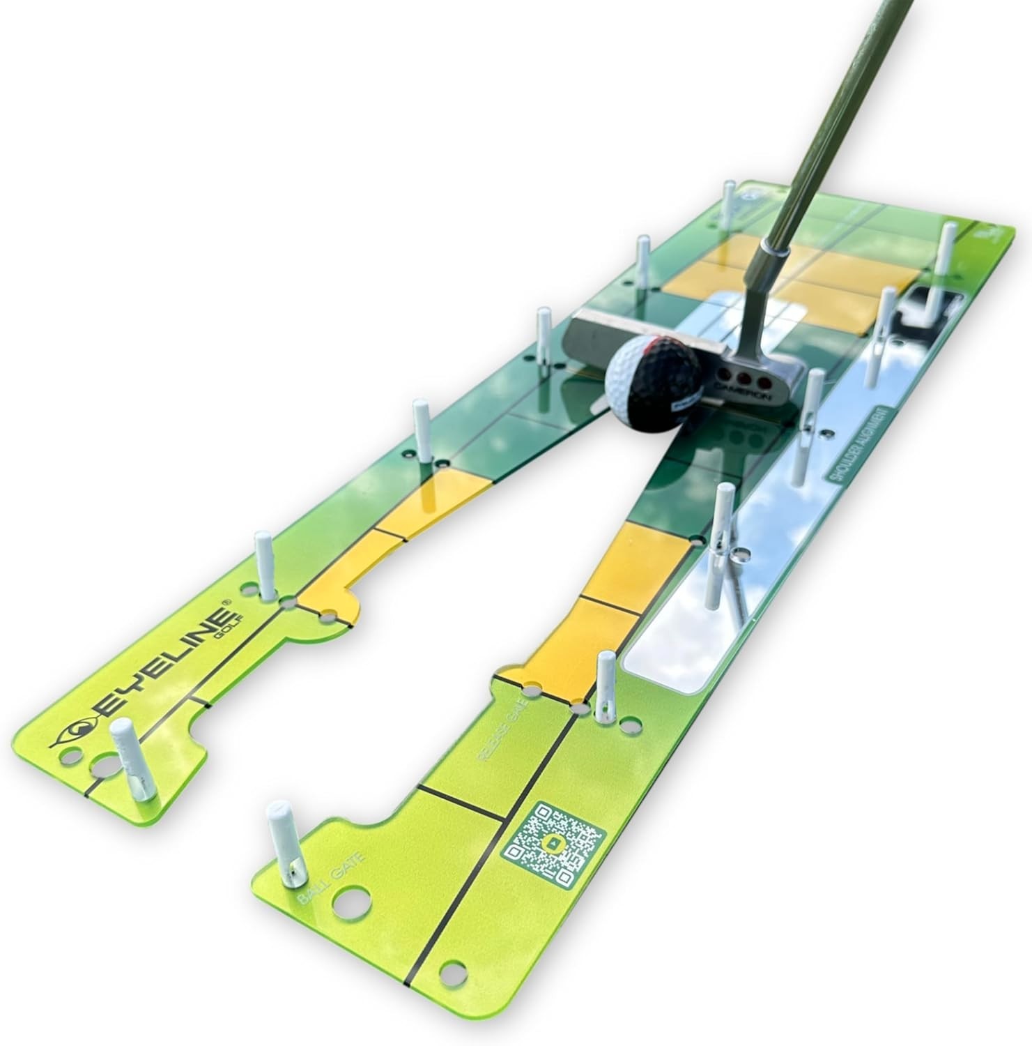 EyeLine Golf Tour Roll Putting Mirror and Arc Trainer – Golf Putting Mat for St
