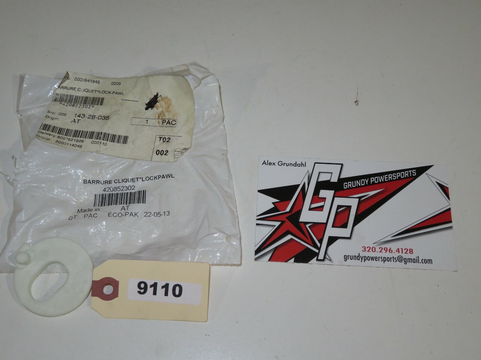 Ski-Doo - New OEM Lock-Pawl Qty 1 - 420852302
