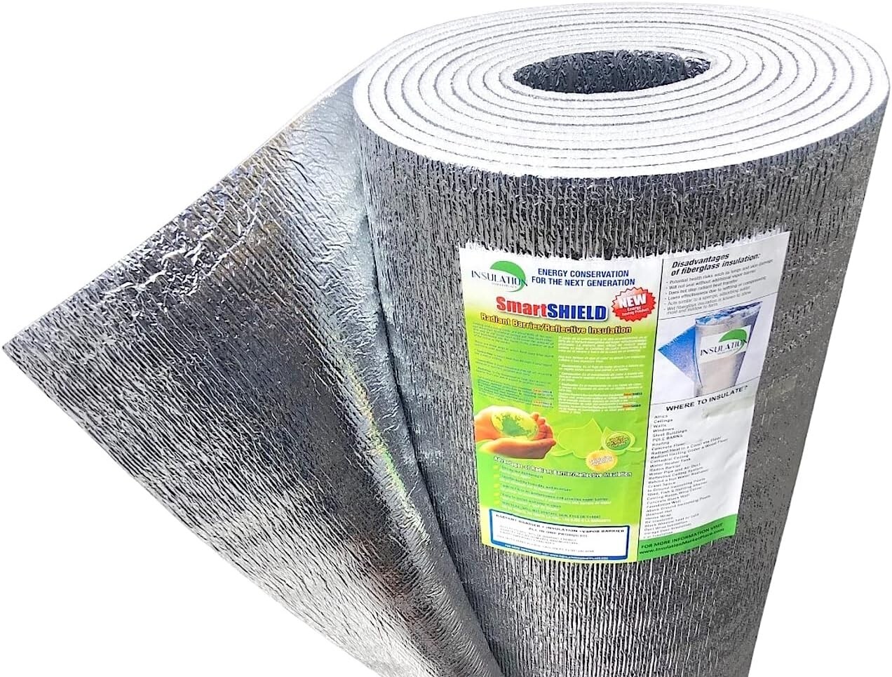 SmartSHIELD Pro 10mm Foil with Core Foam - Radiant Barrier, 48"x50ft