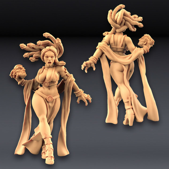 Medusa Snake Cult - Artisan Guild - DnD Tabletop Games - Resin Miniature