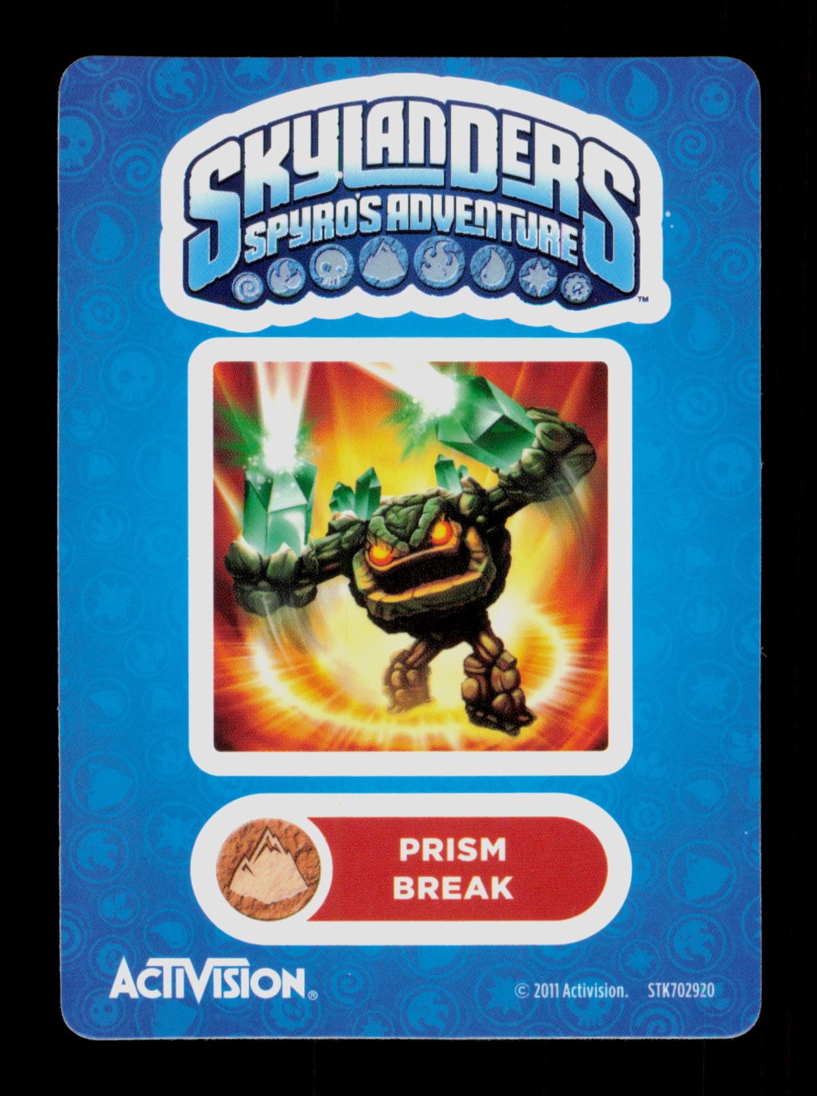 Prism Break Skylanders Spyros Adventure 2011 Activision Sticker