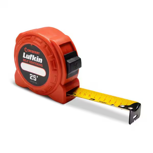Lufkin 25 Ft. Self-Centering Power Tape Measure